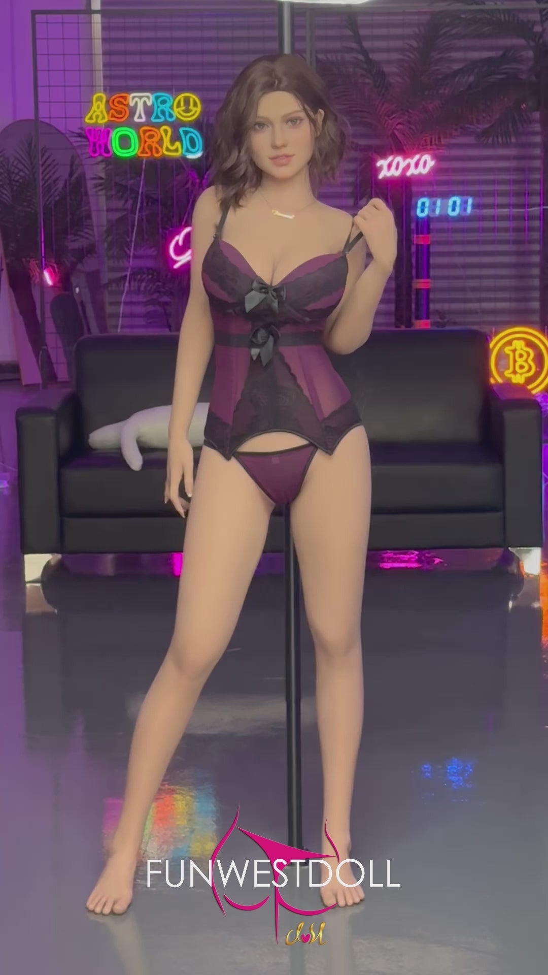 Rose sexdukke (FunWest Doll 162 cm F-cup #043 TPE)