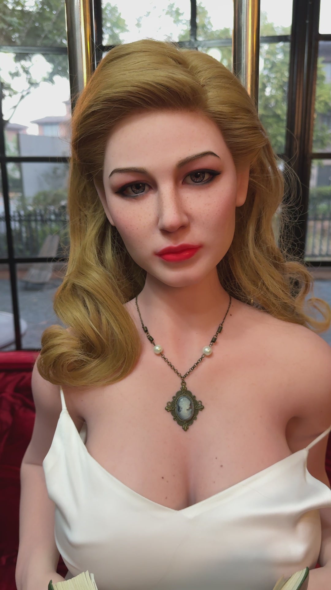 Eva Grå sexdukke (Starpery 172 cm F-cup TPE+silikone)