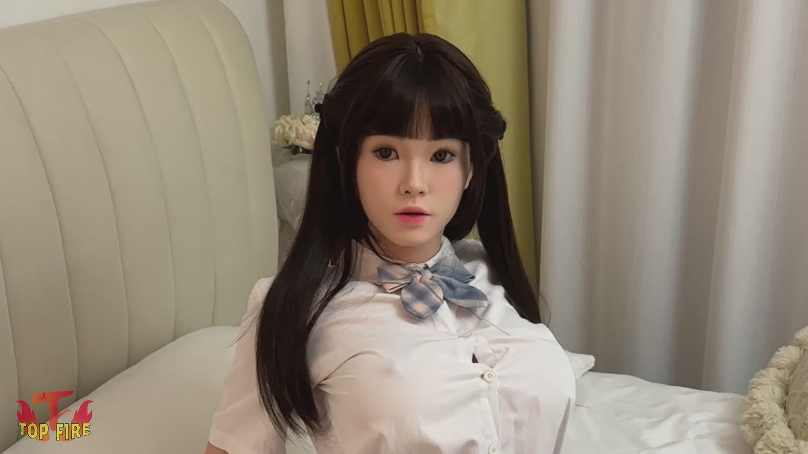 Sharon sexdukke (Top Fire Doll 158 cm D-cup T28 silikone)