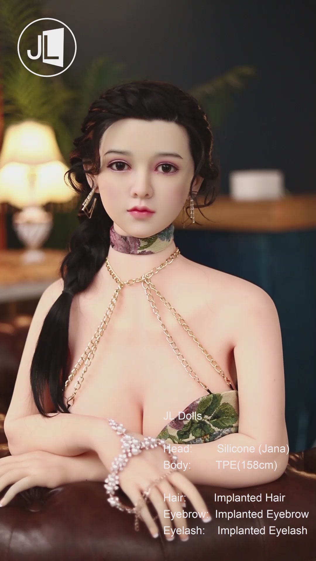 Jana sexdukke (Jarliet 158 cm D-cup TPE+silikone)