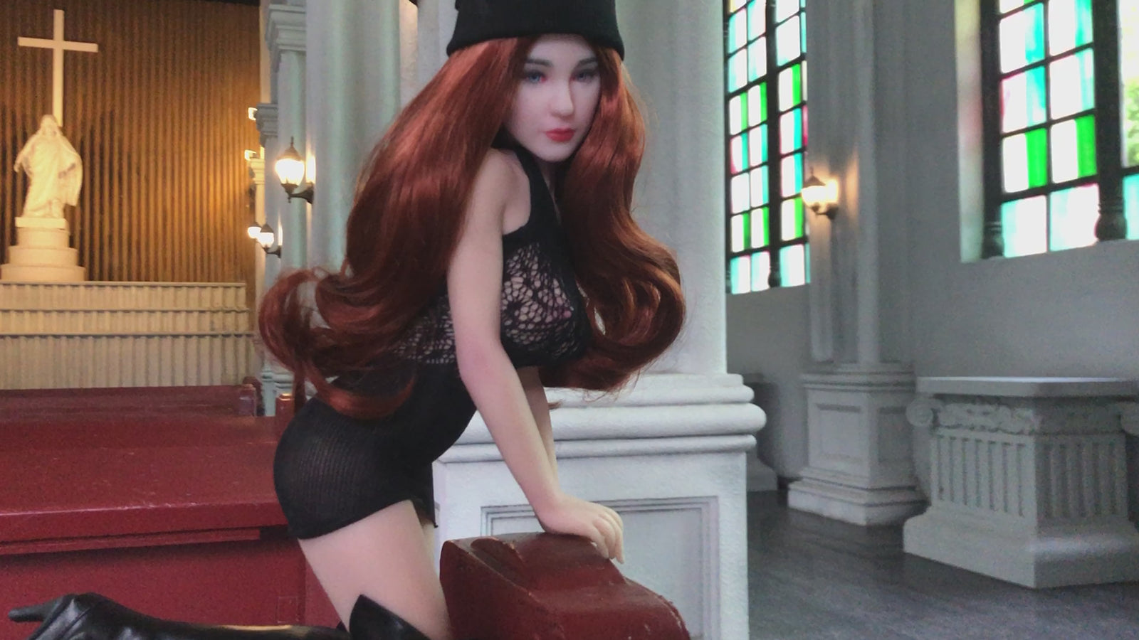 Mani sexdukke (Climax Doll Mini 60 cm F-cup silikone)