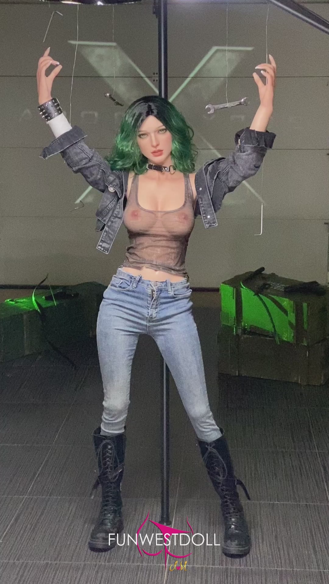 Alexa sexdukke (FunWest Doll 157 cm D-cup #045S silikone)