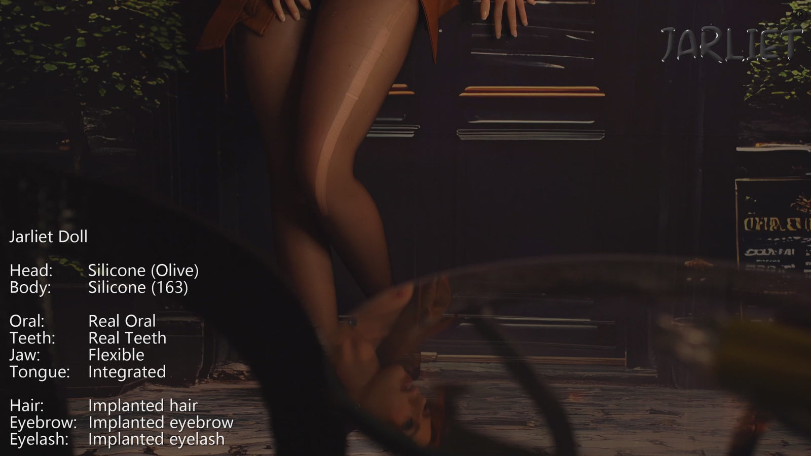 Oliven sexdukke (Jarliet 163 cm D-cup silikone)