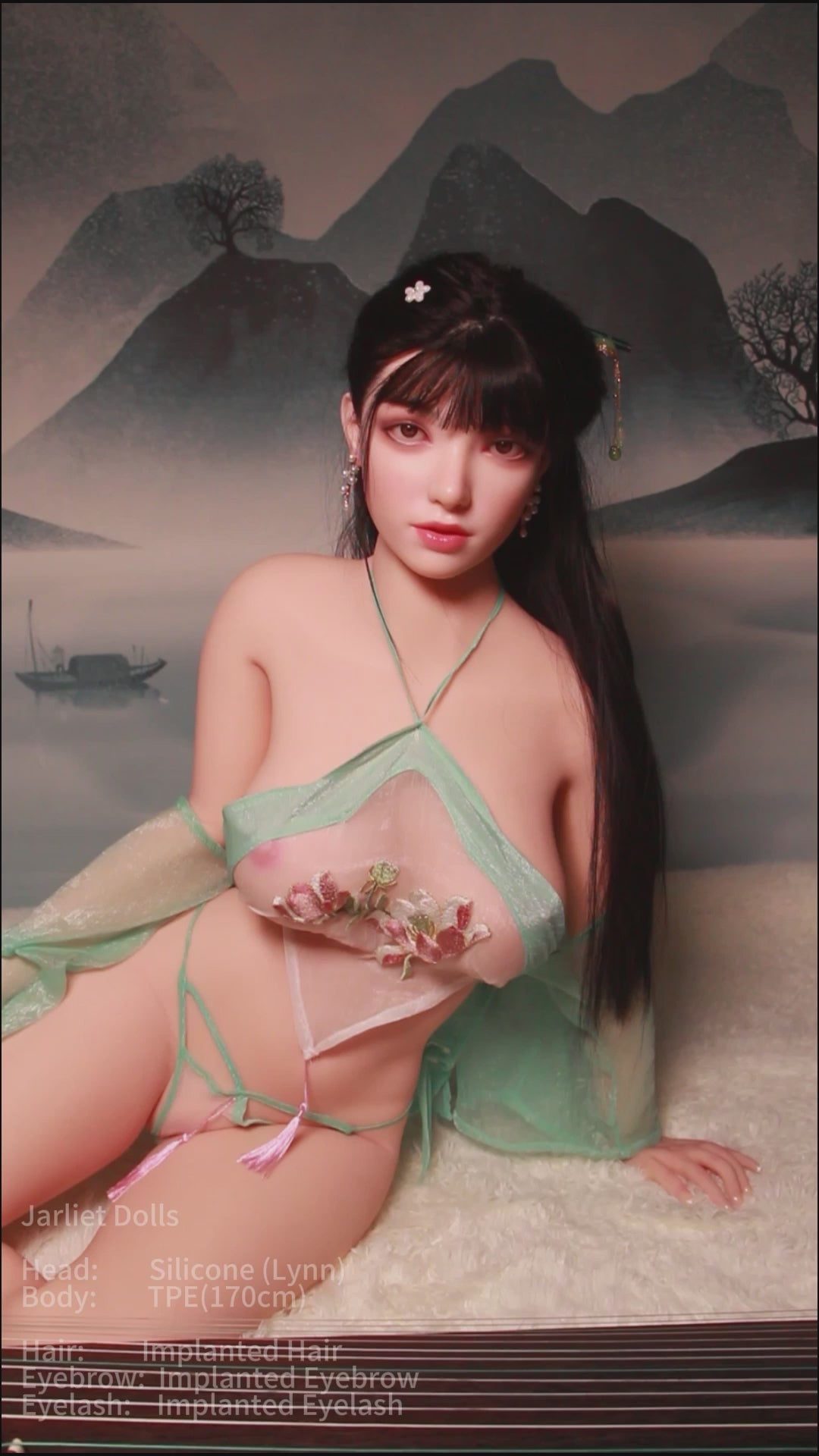 Lynn sexdukke (Jarliet 170 cm H-cup TPE+silikone)