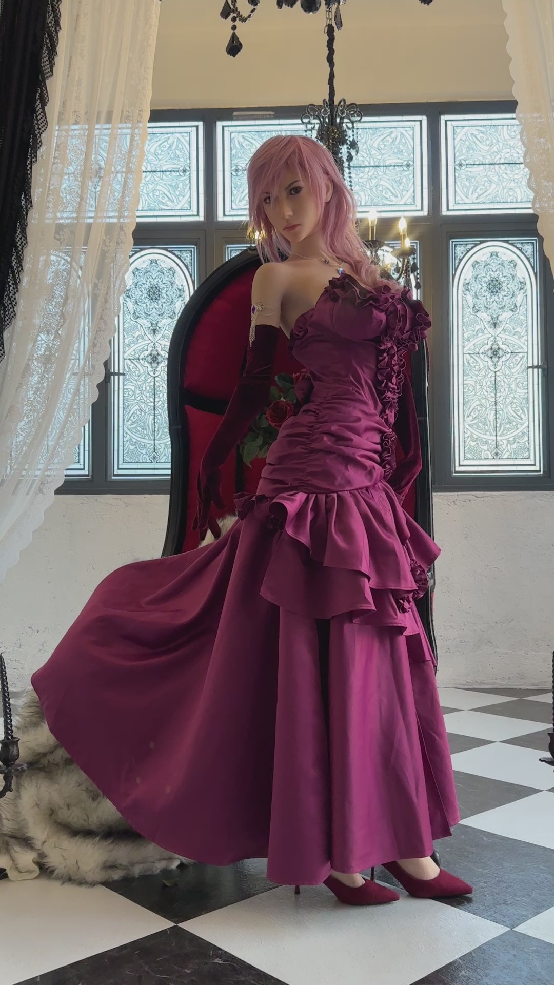 Lightning sexdukke (Game Lady 171 cm G-cup nr. 19 silikone)