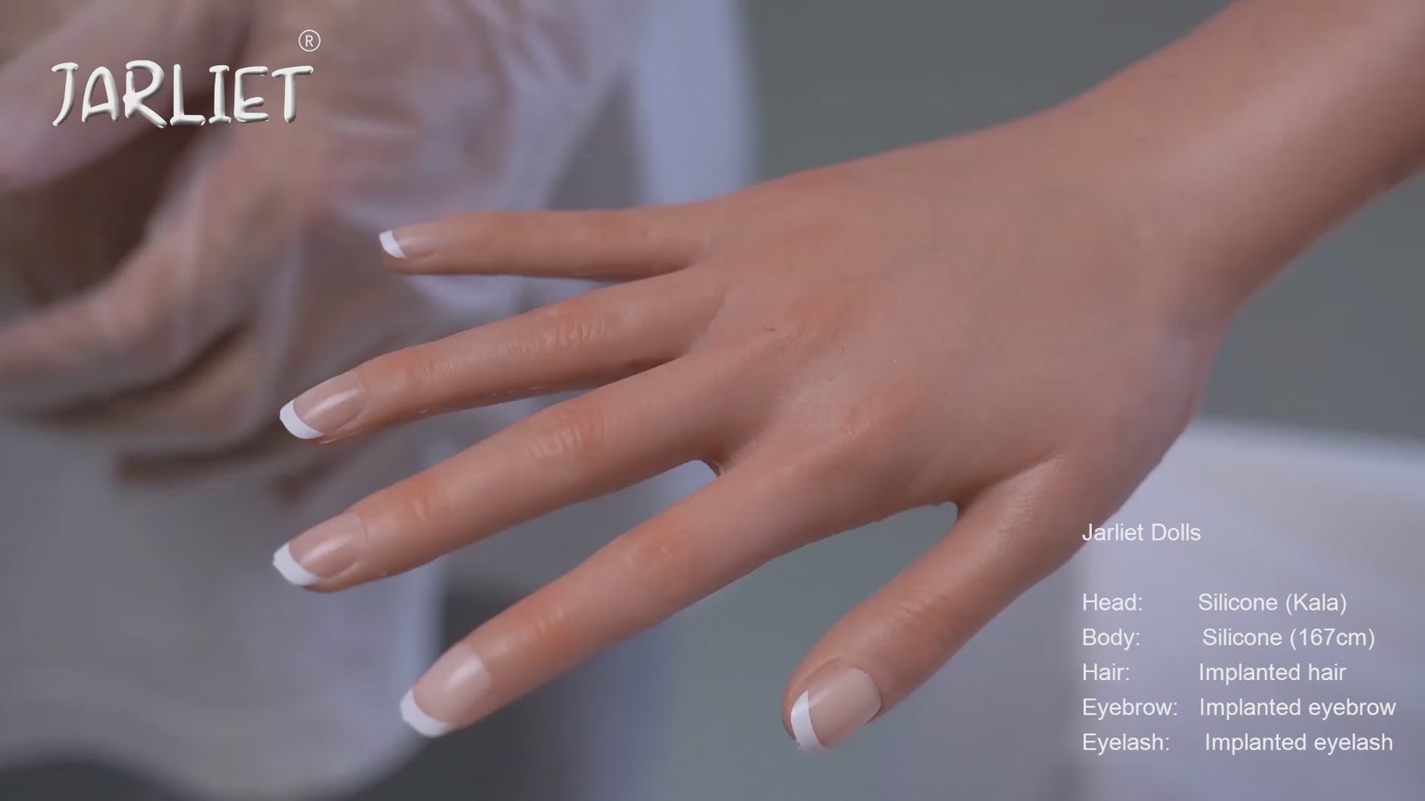 Skaldet sexdukke (Jarliet 167 cm B-cup silikone)