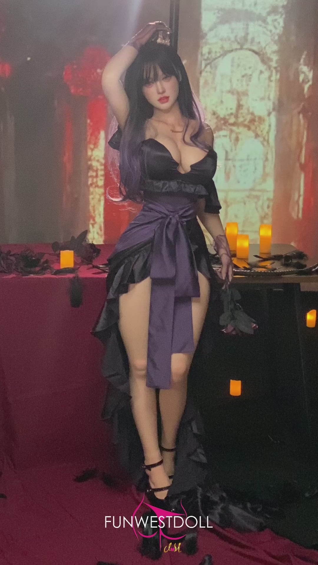 Chloe sexdukke (FunWest Doll 160 cm E-cup #035S silikone)