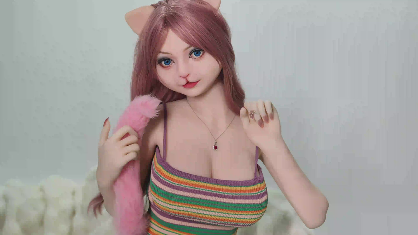 Miriam sexdukke (Dolls Castle 156 cm E-cup #A12 TPE+silikone)