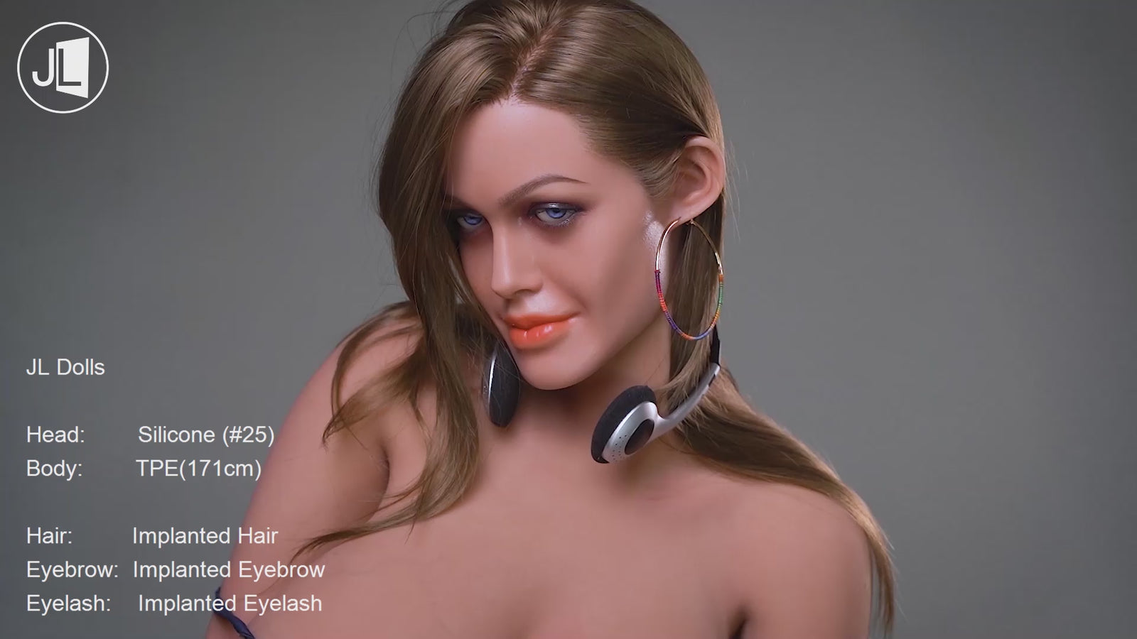Gina sexdukke (Jarliet 171 cm M-cup TPE+silikone)