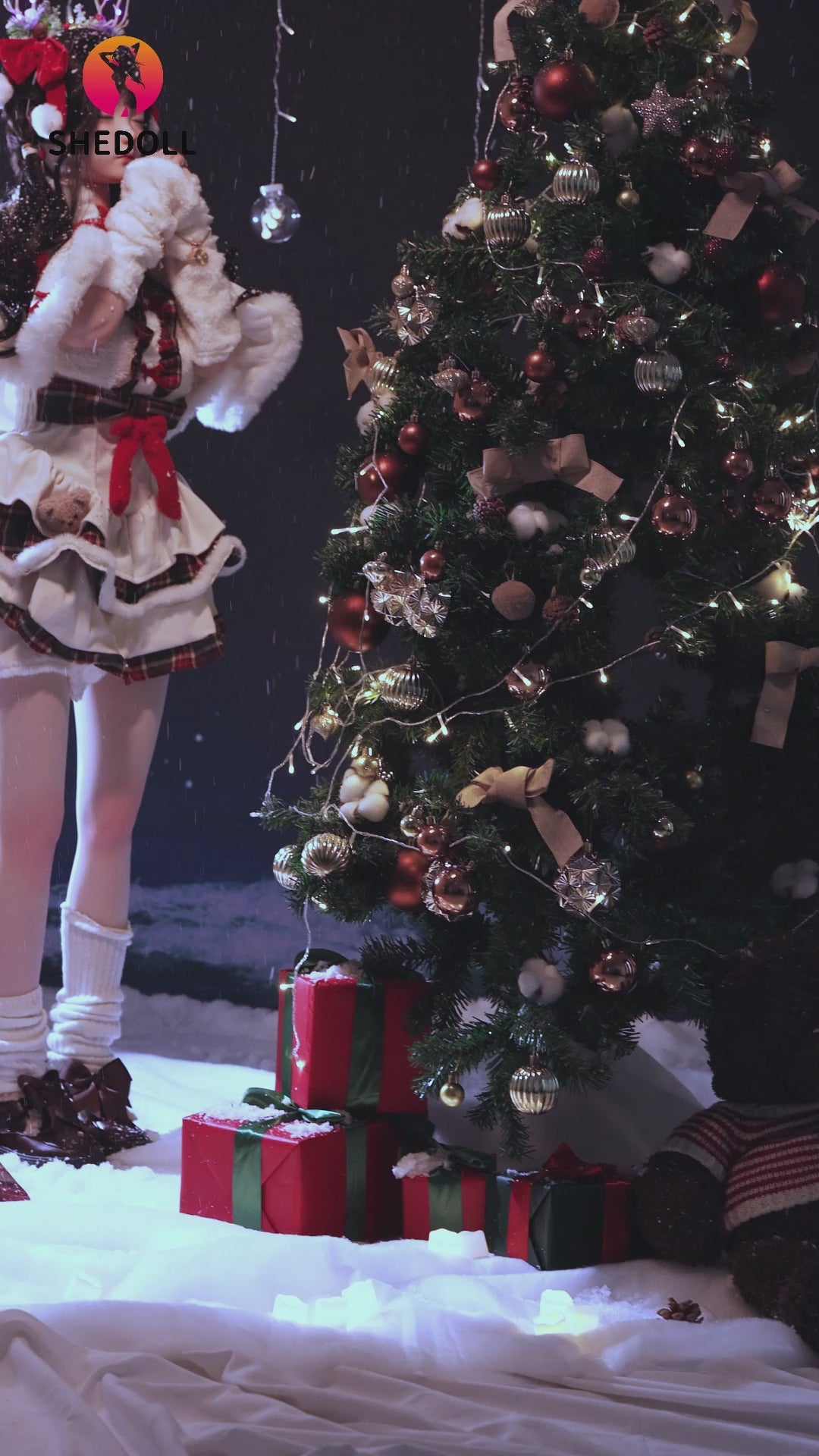 Sovende Belle sexdukke (SHEDOLL 148 cm D-cup #SH153 silikone)