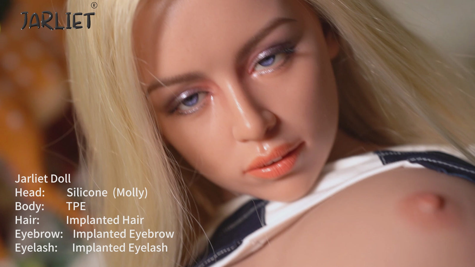 Molly sexdukke (Jarliet 148 cm E-cup TPE+silikone)