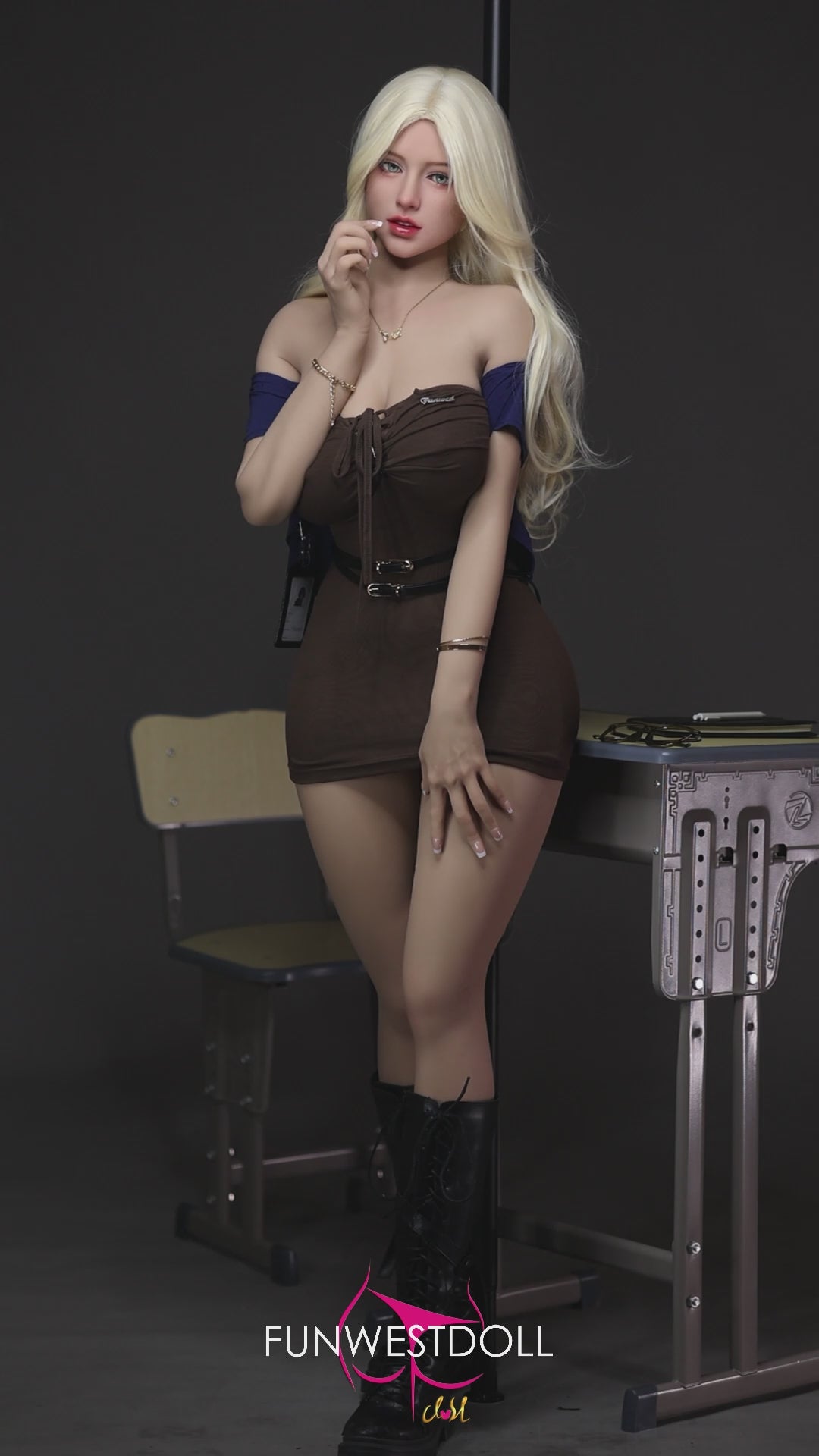 Chloe sexdukke (FunWest Doll 157 cm G-cup #035 TPE)