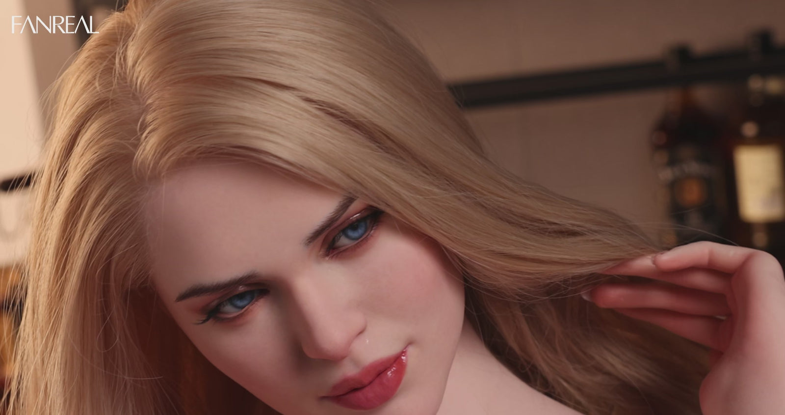 Gina Torso Sexdocka (FanReal Doll 109cm F-kupa Silikon)