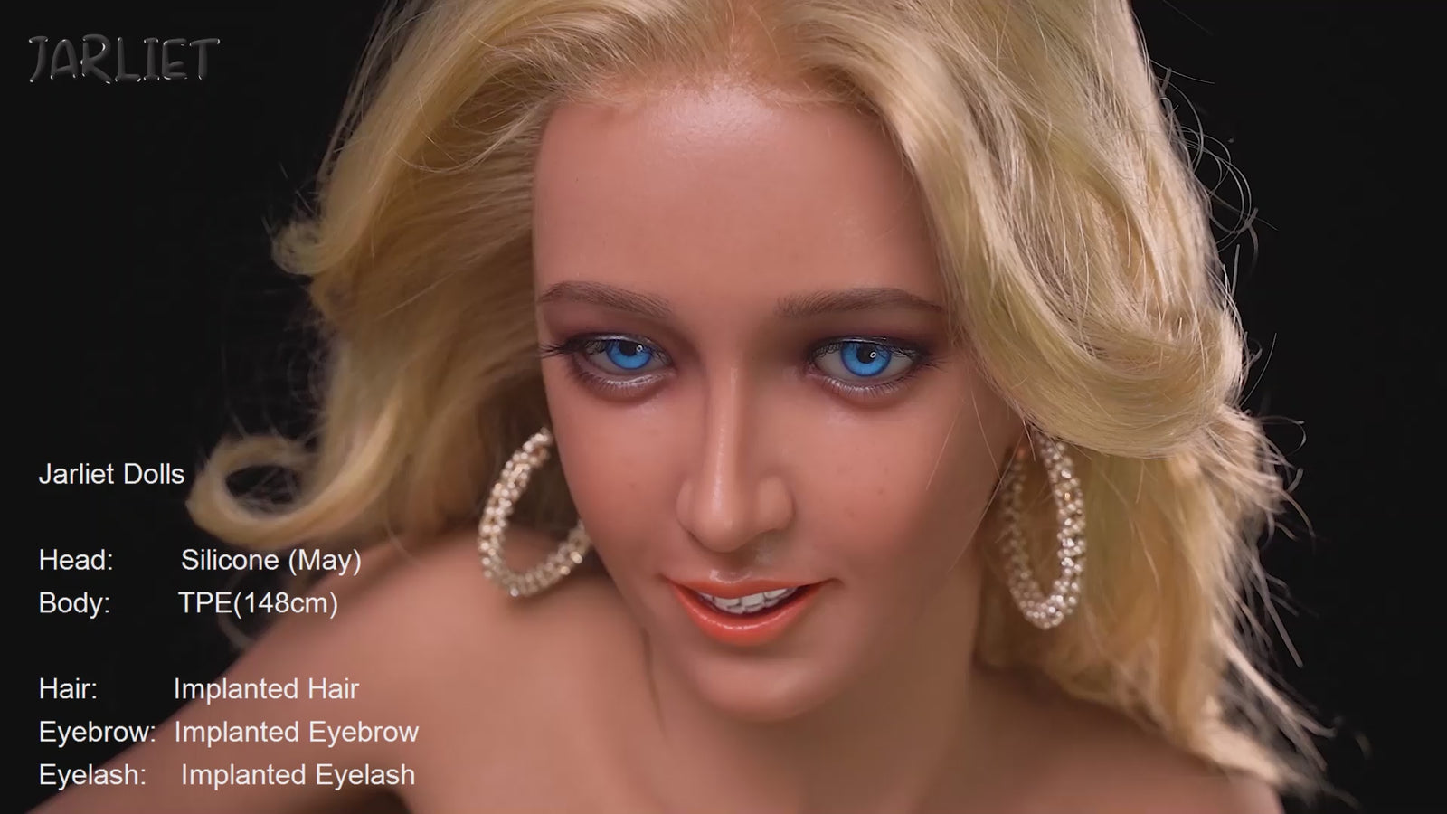 maj sexdukke (Jarliet 148 cm E-cup TPE+silikone)