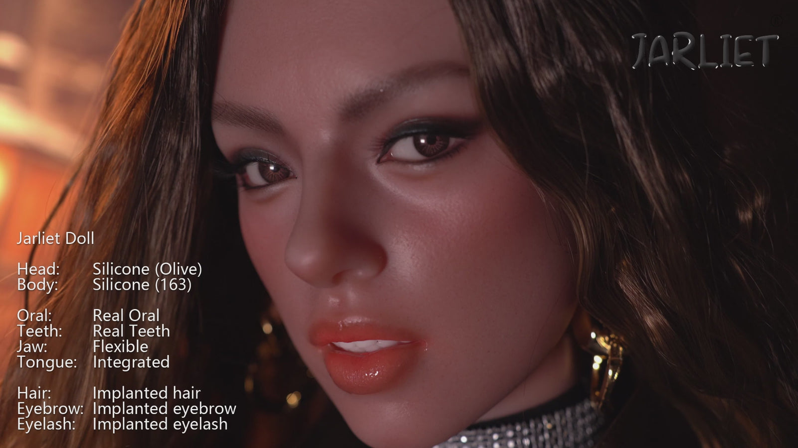 Oliven sexdukke (Jarliet 163 cm D-cup silikone)