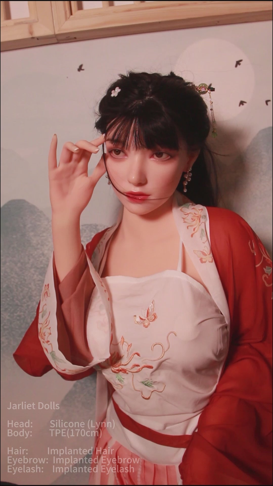 Lynn sexdukke (Jarliet 170 cm H-cup TPE+silikone)