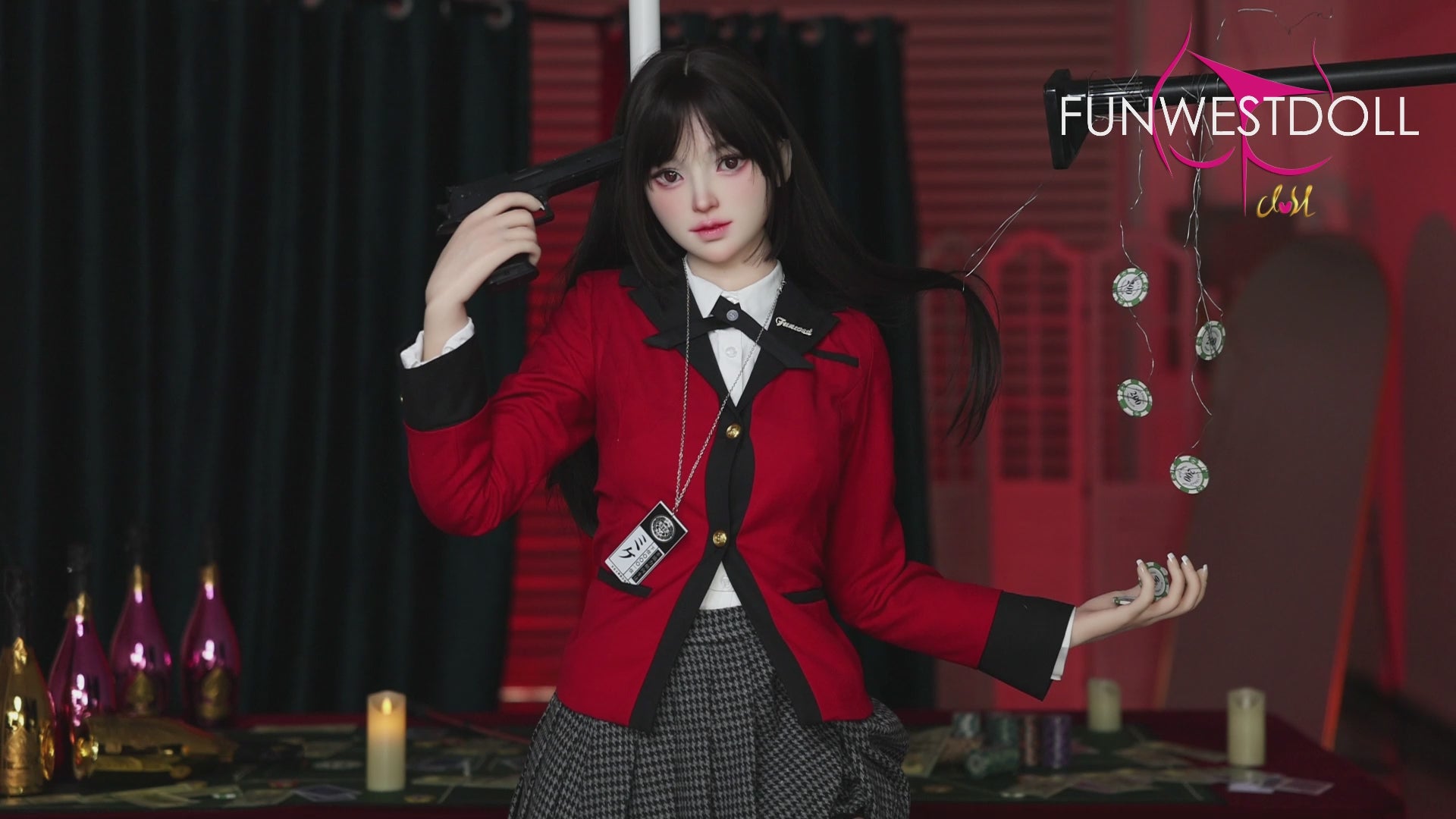 Yumeko Jabami sexdukke (FunWest Doll 159 cm a-cup #038S silikone)