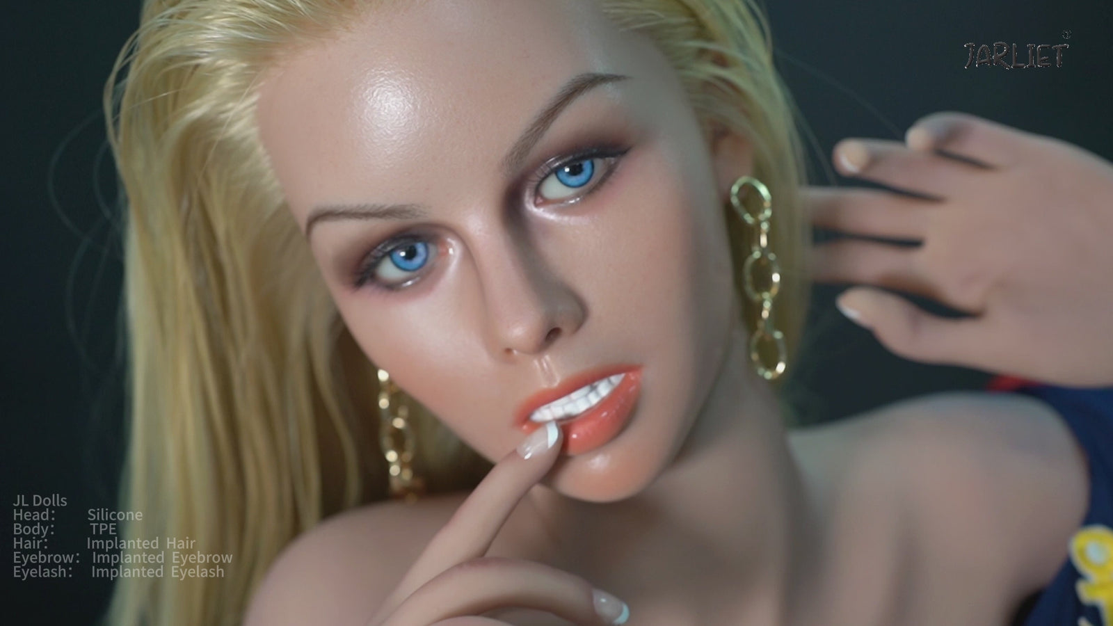 Blanche sexdukke (Jarliet 148 cm E-cup TPE+silikone)