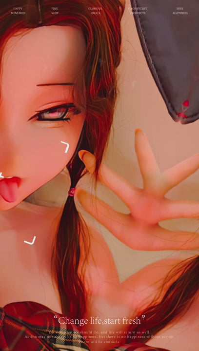 Iwata Mitsuki sexdukke (Elsa Babe 144 cm #AHR008 silikone)