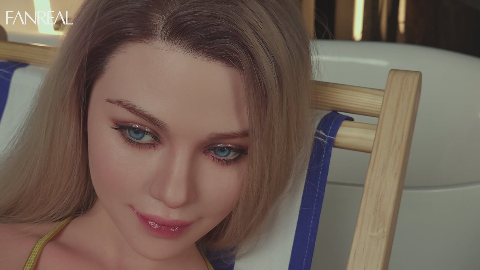 Maria Torso sexdukke (FanReal Doll 111 cm F-cup RST silikone)