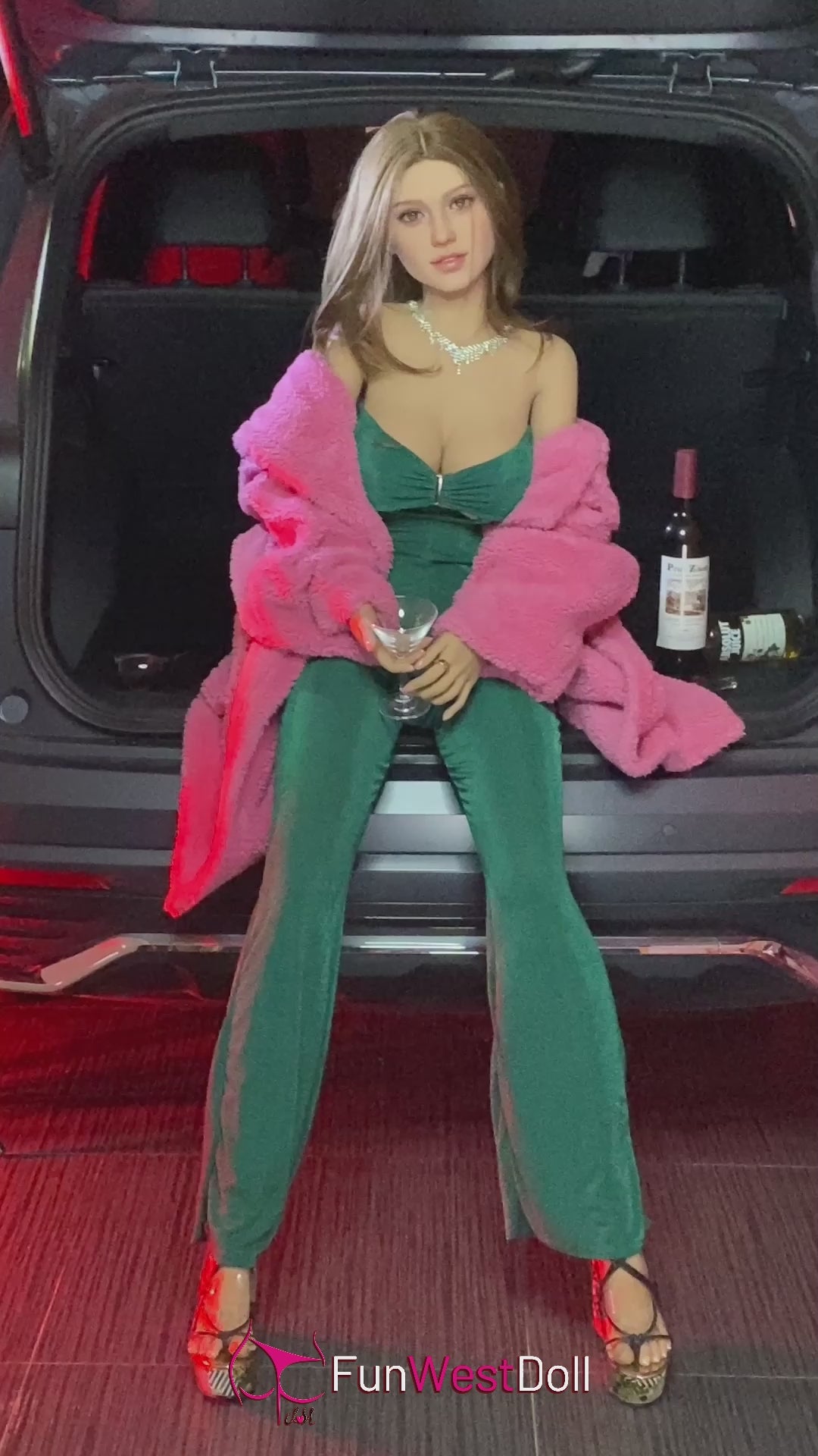 Rose sexdukke (FunWest Doll 155 cm F-cup #043 S-TPE) EXPRESS