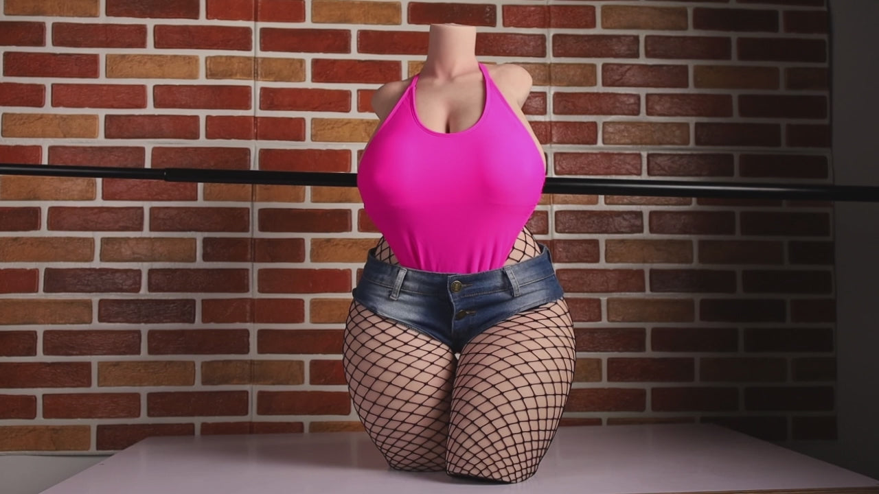 BBW Torso sexdukke (Climax Doll ULW 80 cm K-cup silikone)