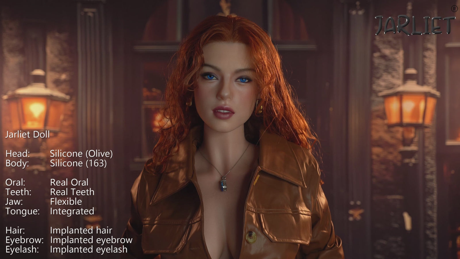 Oliven sexdukke (Jarliet 163 cm D-cup silikone)