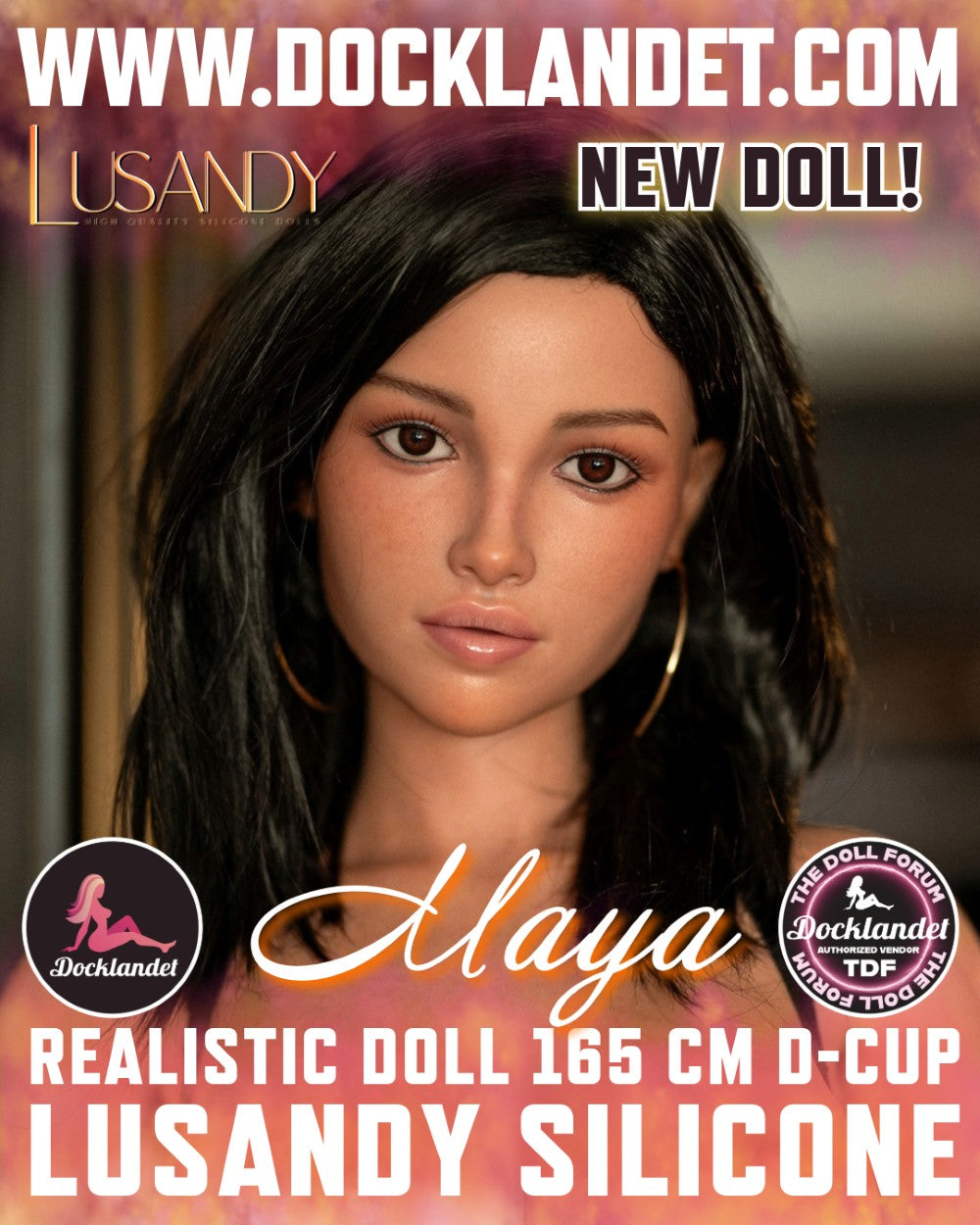 Maya sexdukke (Lusandy Doll 165 cm D-cup silikone)