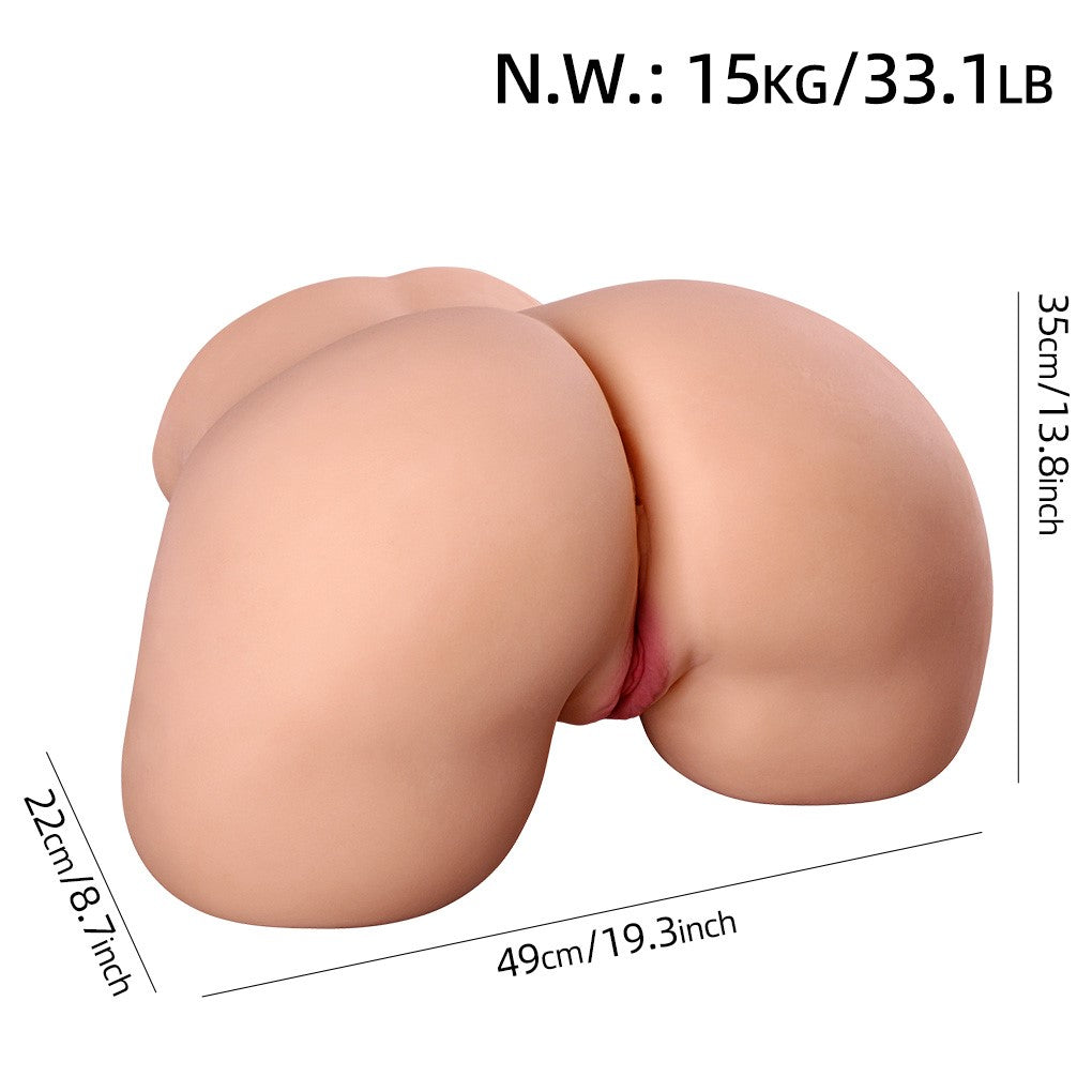 Røv ekstra stor kurvet (EL-Doll HIP 124 cm TPE) EXPRESS