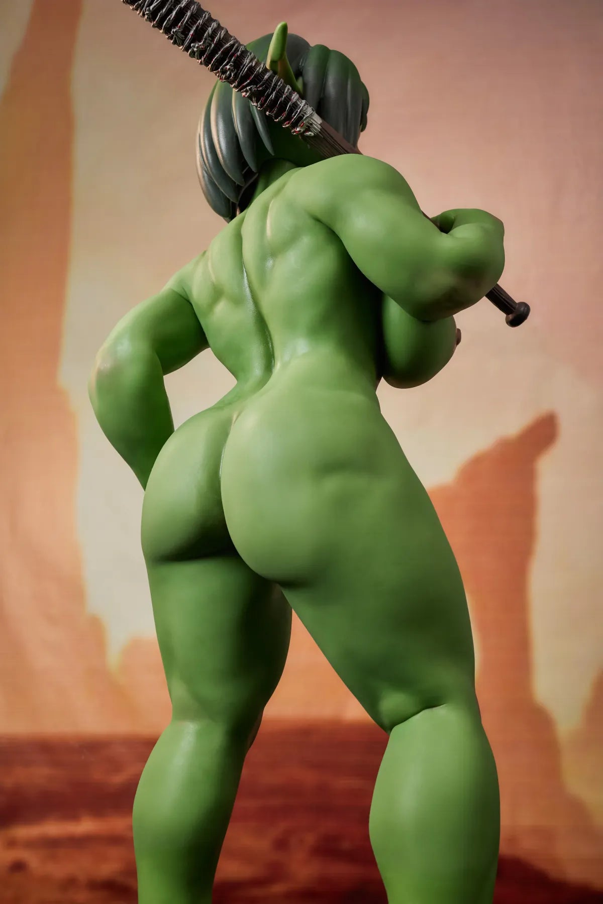 Barza Orc sexdukke (Climax Doll Ultra 120 cm J-cup silikone)
