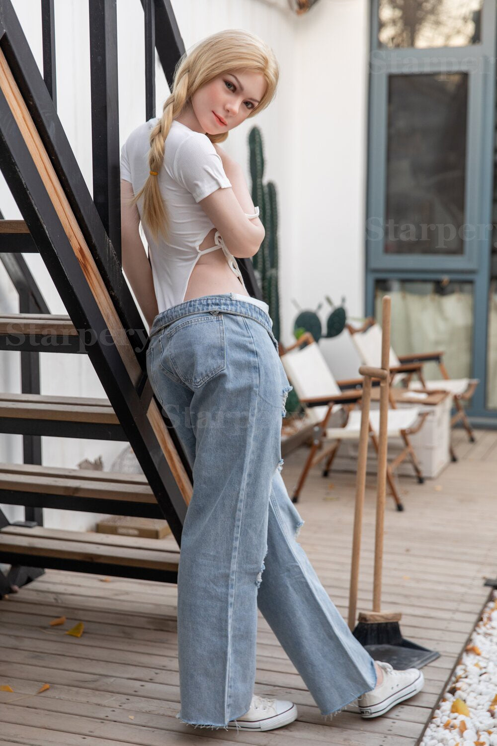 Imogen sexdukke (Starpery 171 cm a-cup TPE+silikone)