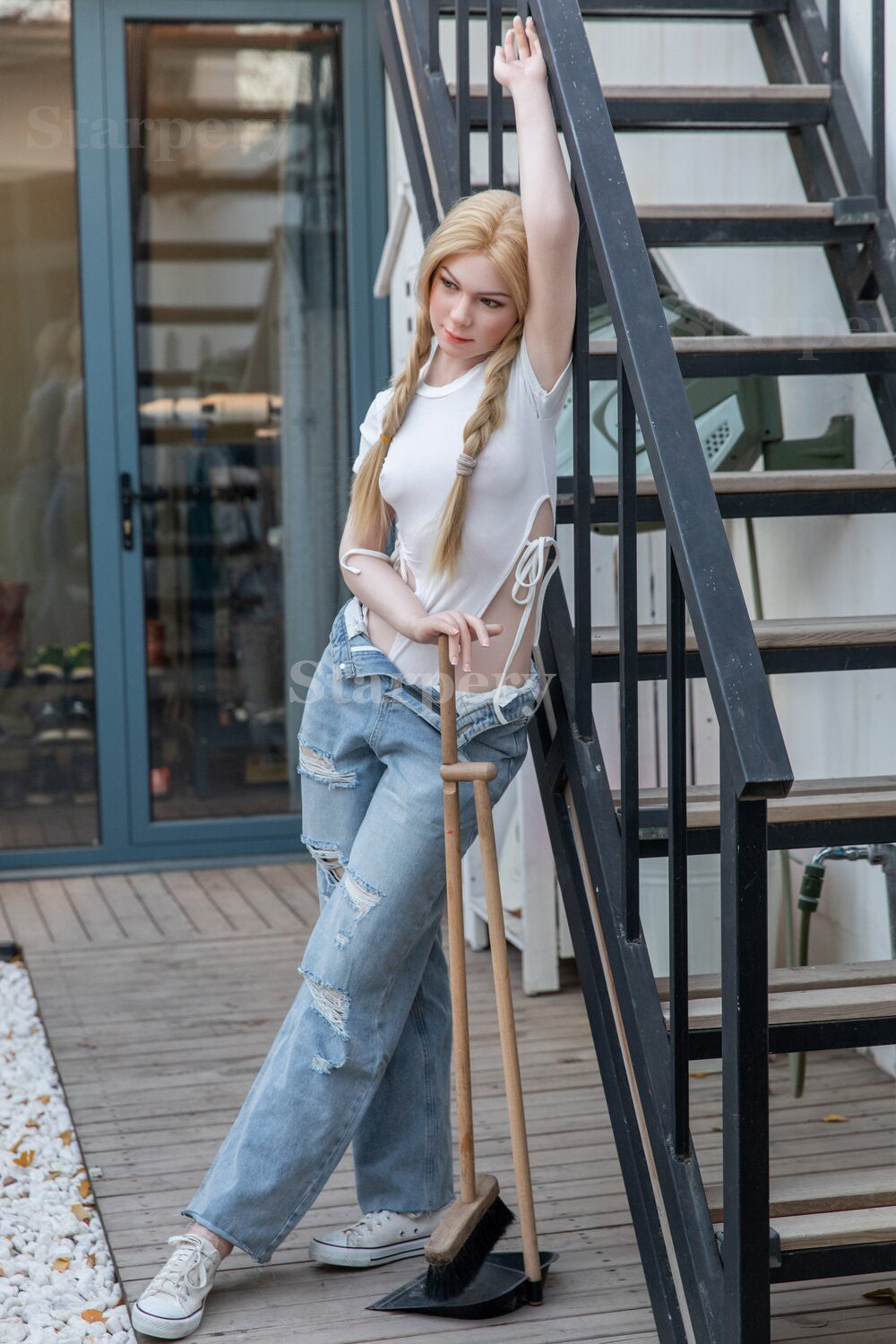 Imogen sexdukke (Starpery 171 cm a-cup TPE+silikone)