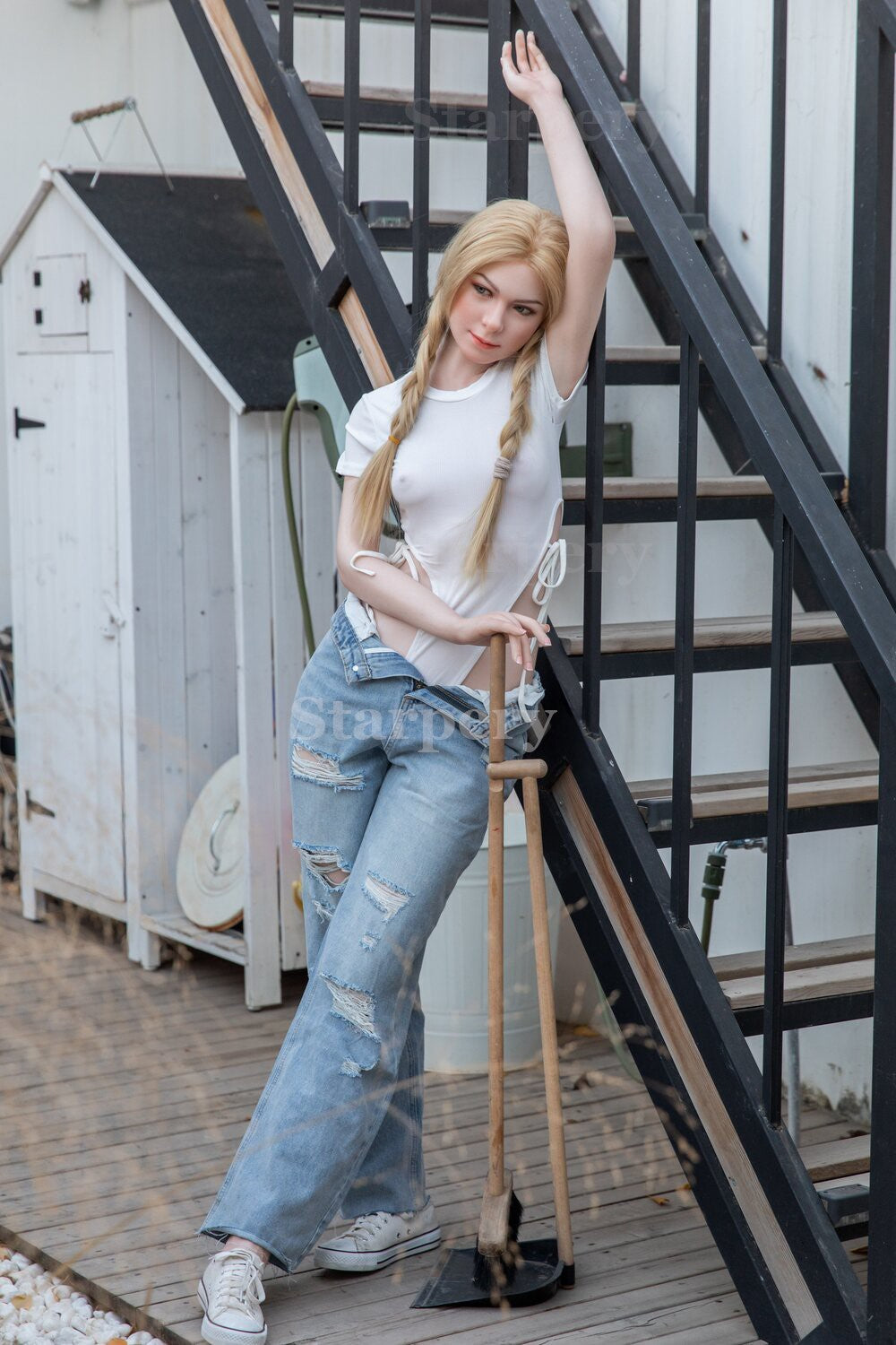 Imogen sexdukke (Starpery 171 cm A-cup TPE+silikone)