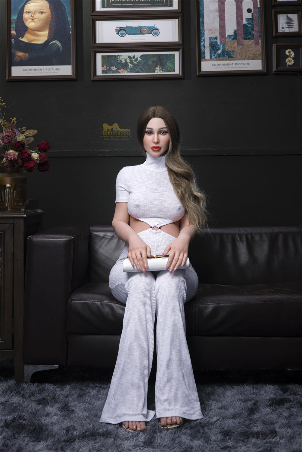 Pearl gravid sexdukke (Irontech Doll 158 cm d-cup S19 silikone)