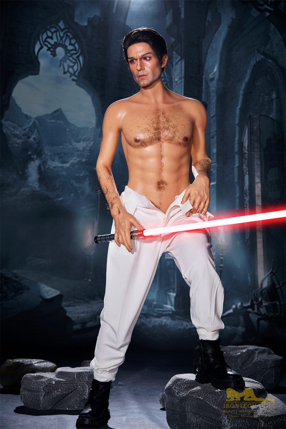 Luke mand sexdukke (Irontech Doll 170 cm M5 silikone)