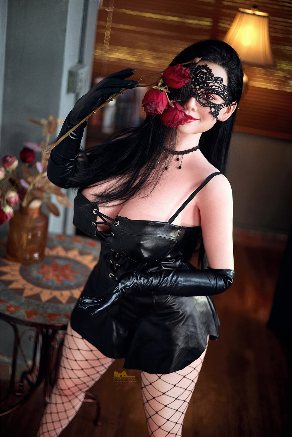 Rose sexdukke (Irontech Doll 162cm J-cup S3 silikone)