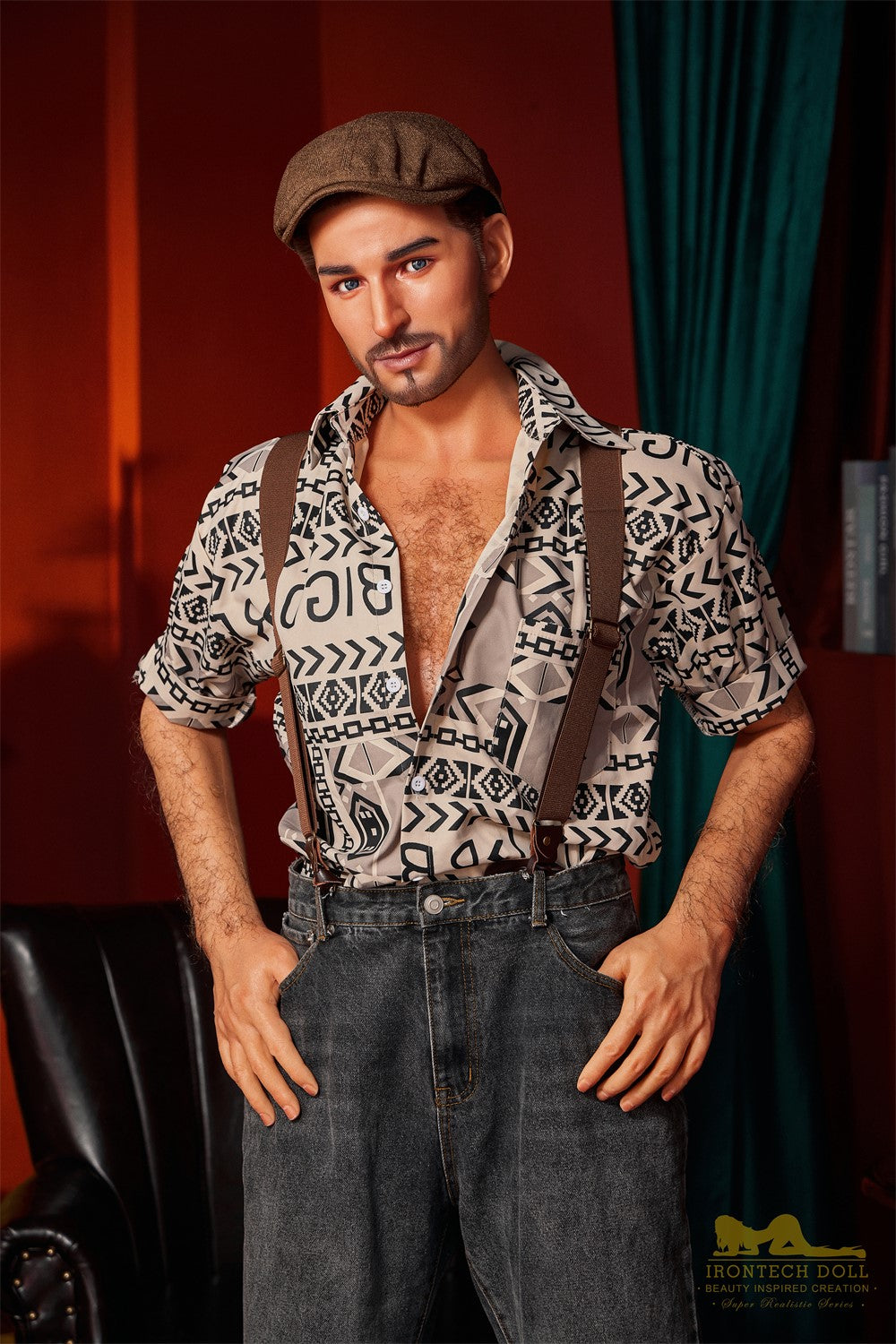 Antonio Male sexdukke (Irontech Doll 170 cm M3 silikone)