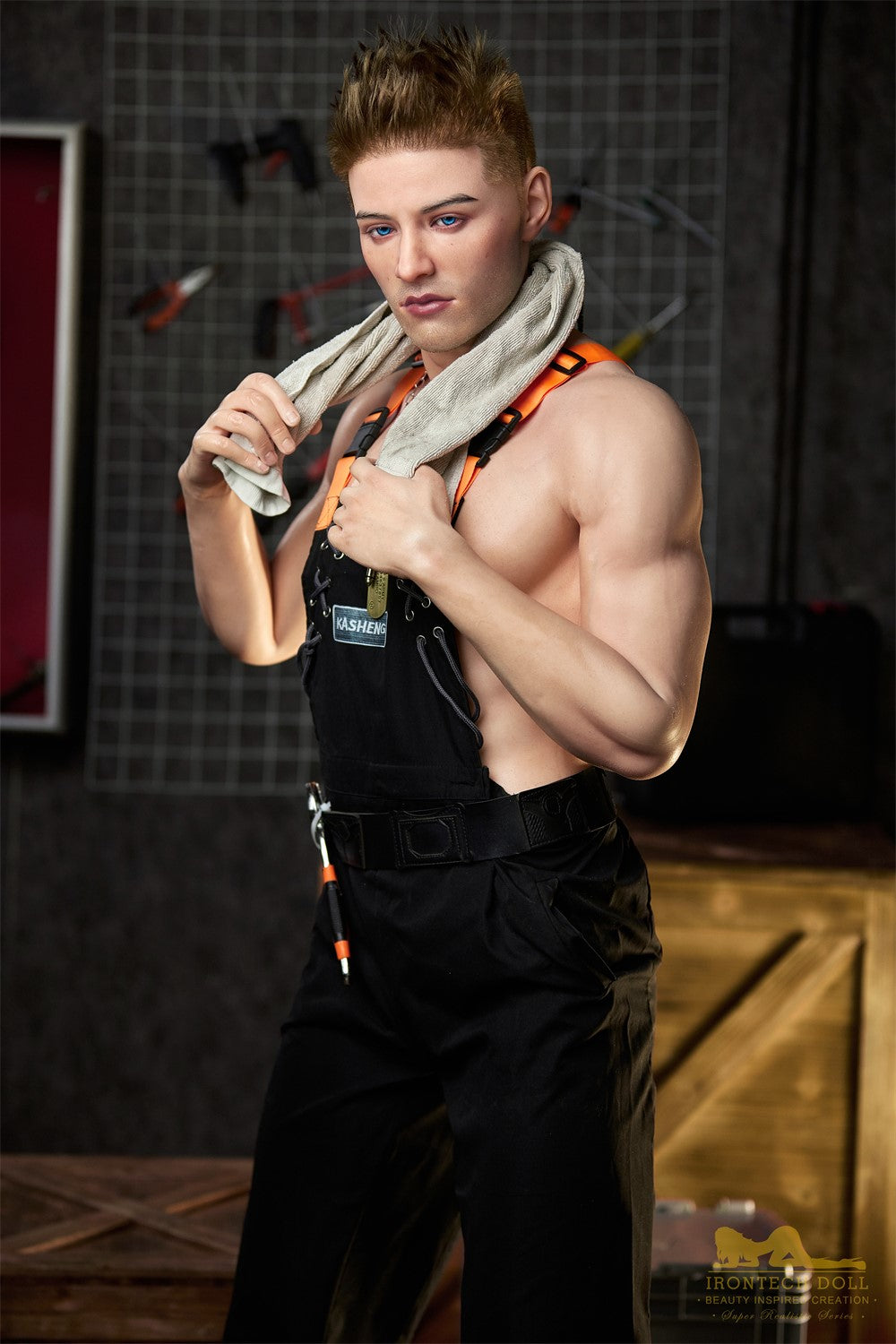 Johnny Male sexdukke (Irontech Doll 176 cm M4 silikone)