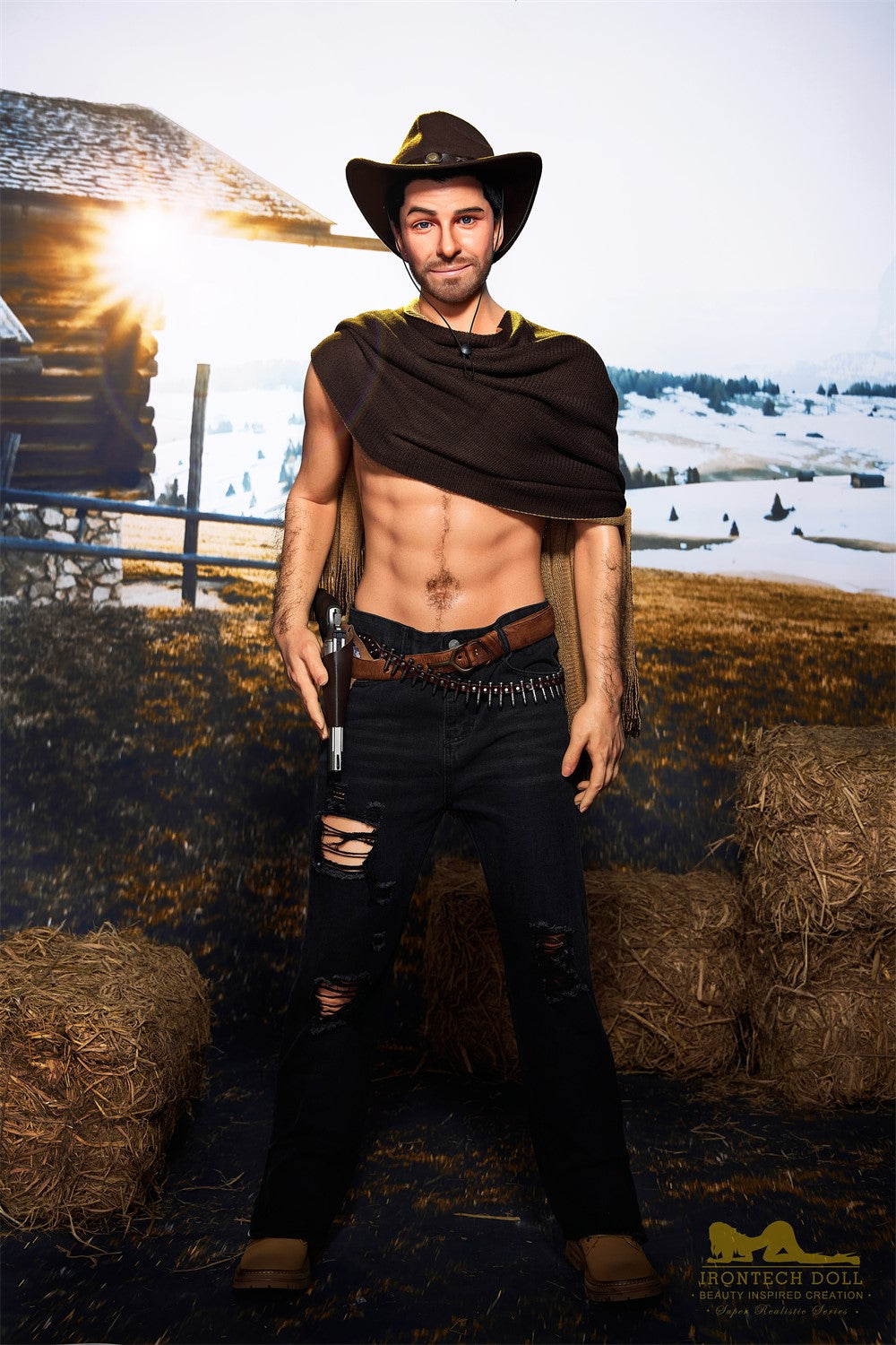 Allen Male sexdukke (Irontech Doll 170 cm M6 silikone)