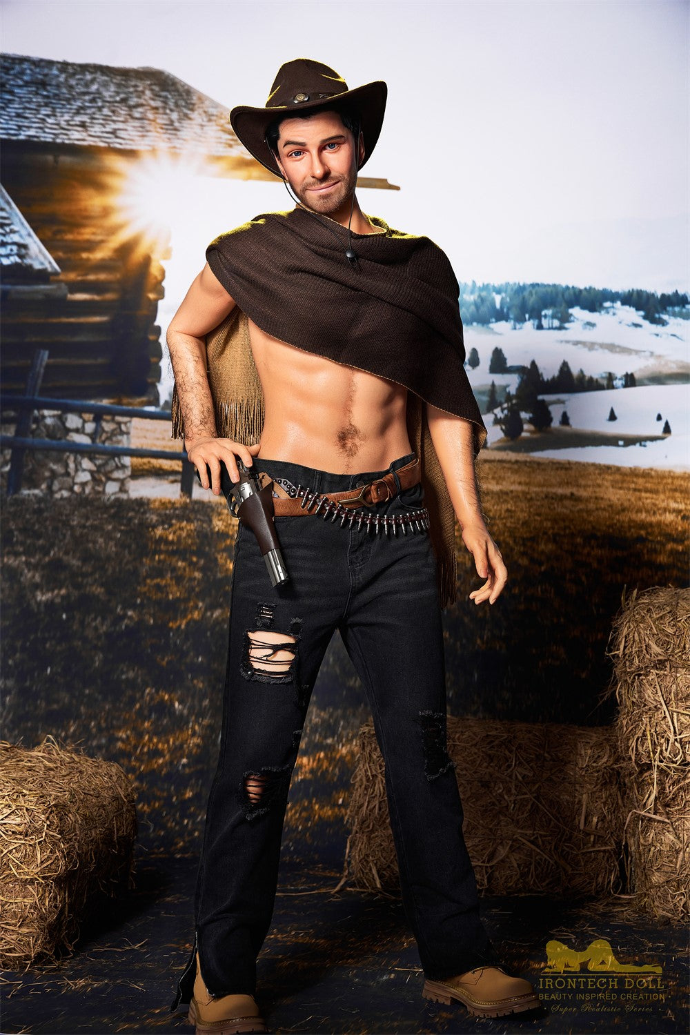 Allen Male sexdukke (Irontech Doll 170 cm M6 silikone)