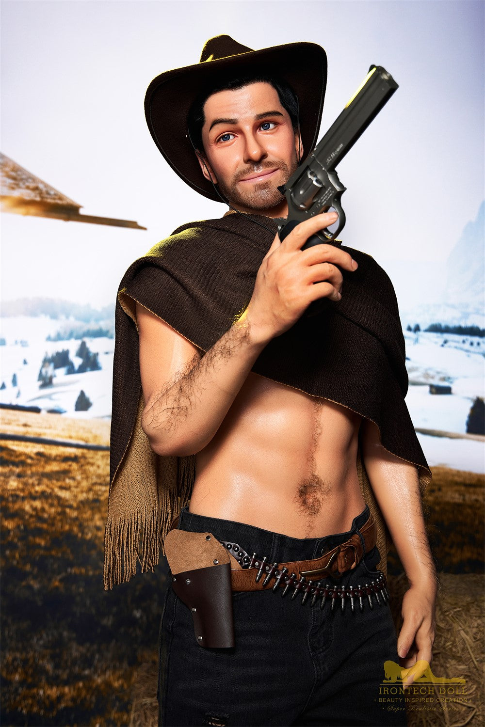 Allen Male sexdukke (Irontech Doll 170 cm M6 silikone)