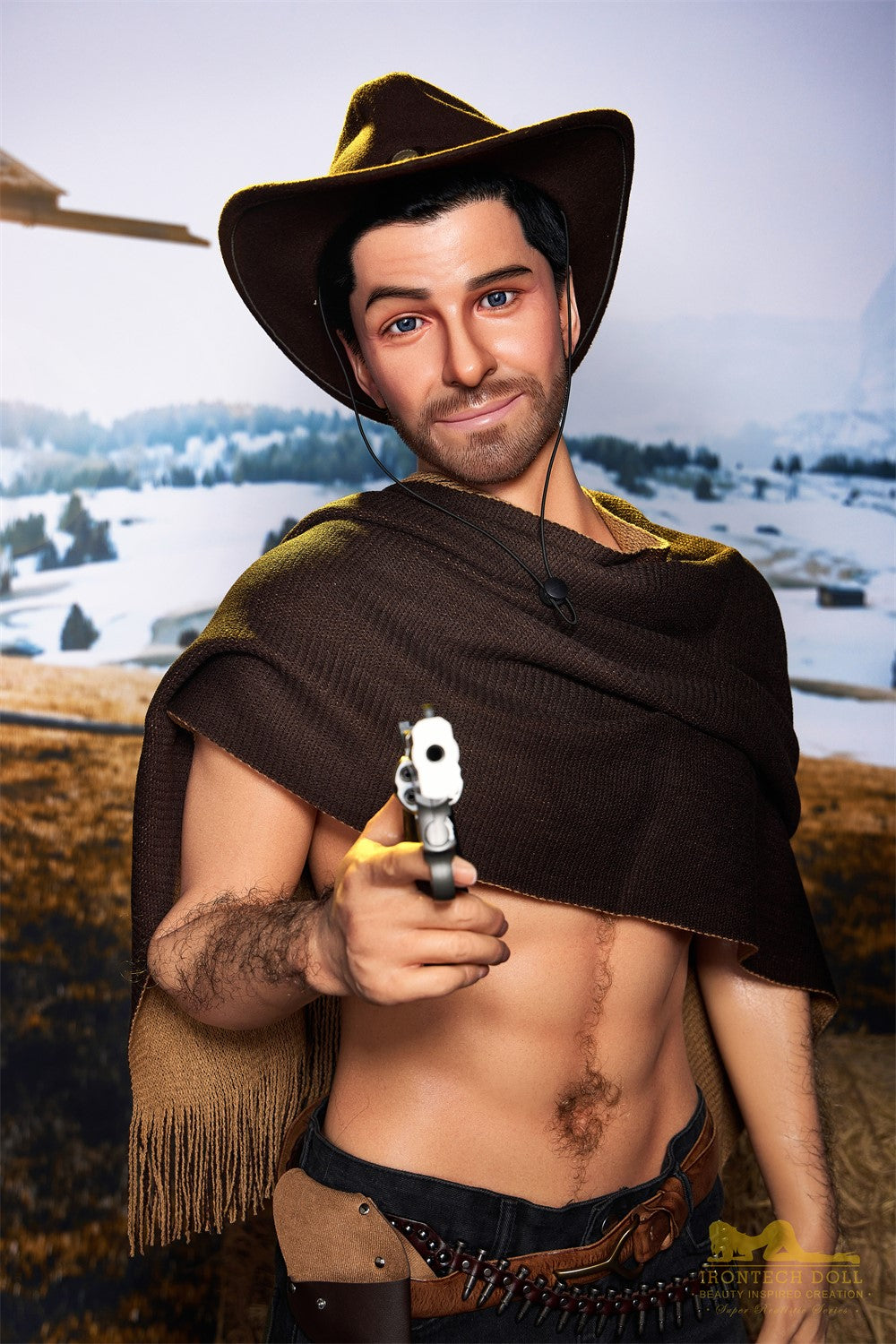 Allen Male sexdukke (Irontech Doll 170 cm M6 silikone)