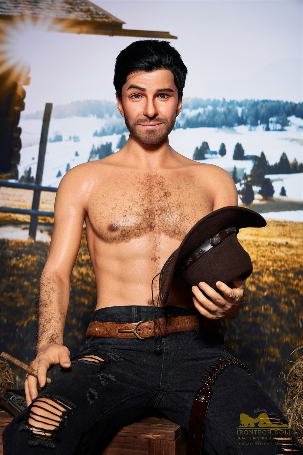 Allen Male sexdukke (Irontech Doll 170 cm M6 silikone)