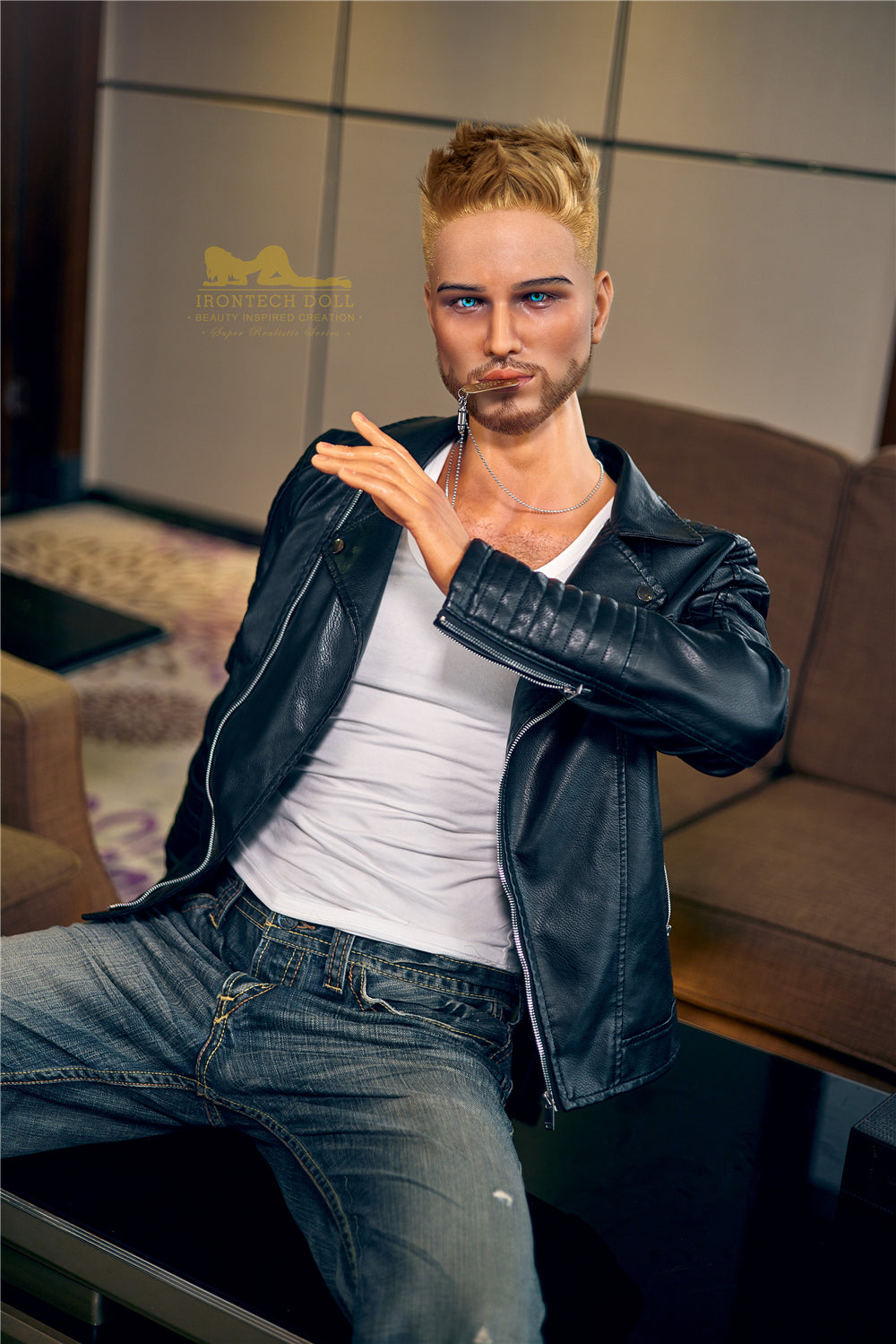 Kevin Male sexdukke (Irontech Doll 176 cm M1 silikone)