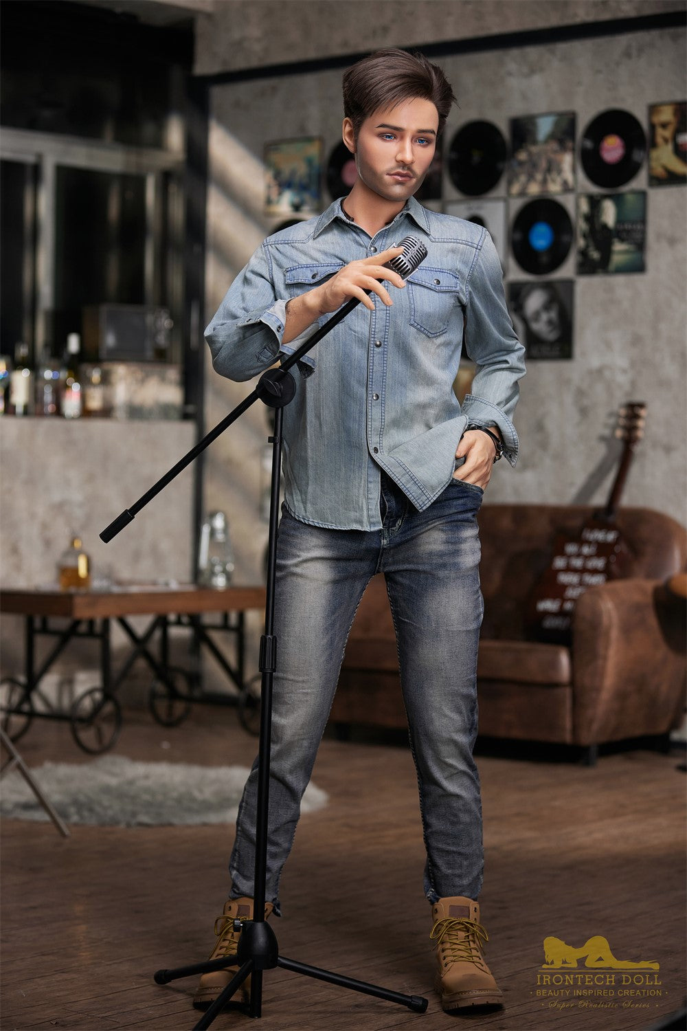 Steve Male sexdukke (Irontech Doll 170 cm M4 silikone)