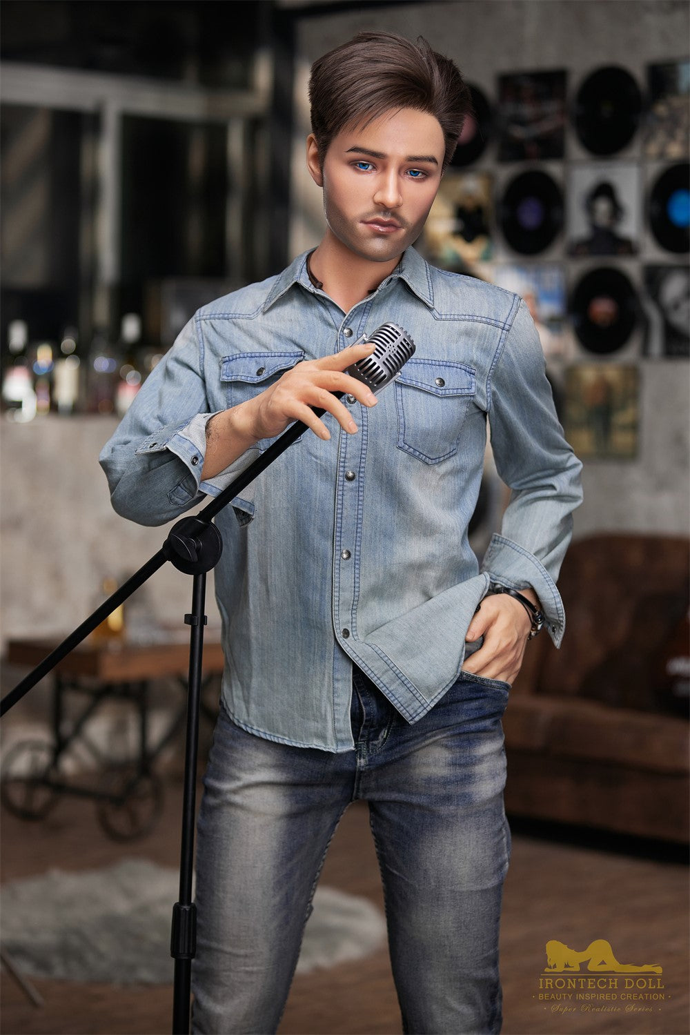 Steve Male sexdukke (Irontech Doll 170 cm M4 silikone)