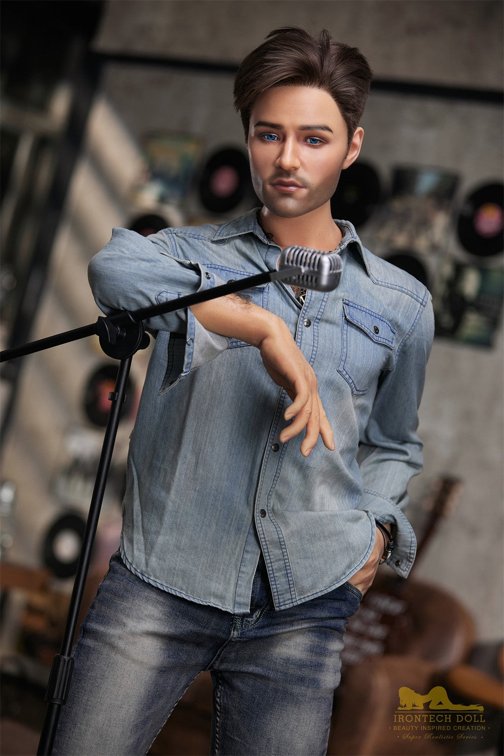 Steve Male sexdukke (Irontech Doll 170 cm M4 silikone)