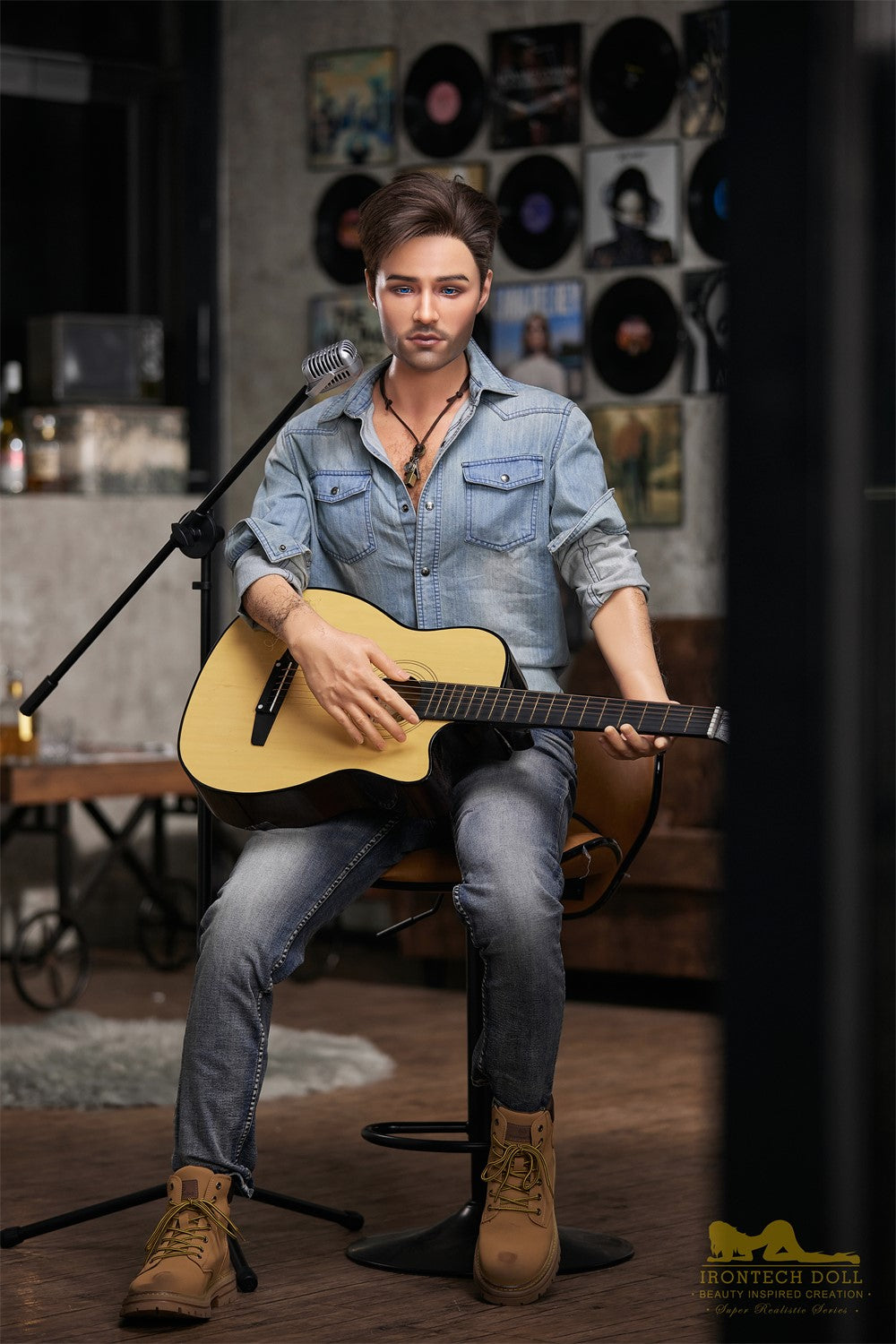 Steve Male sexdukke (Irontech Doll 170 cm M4 silikone)