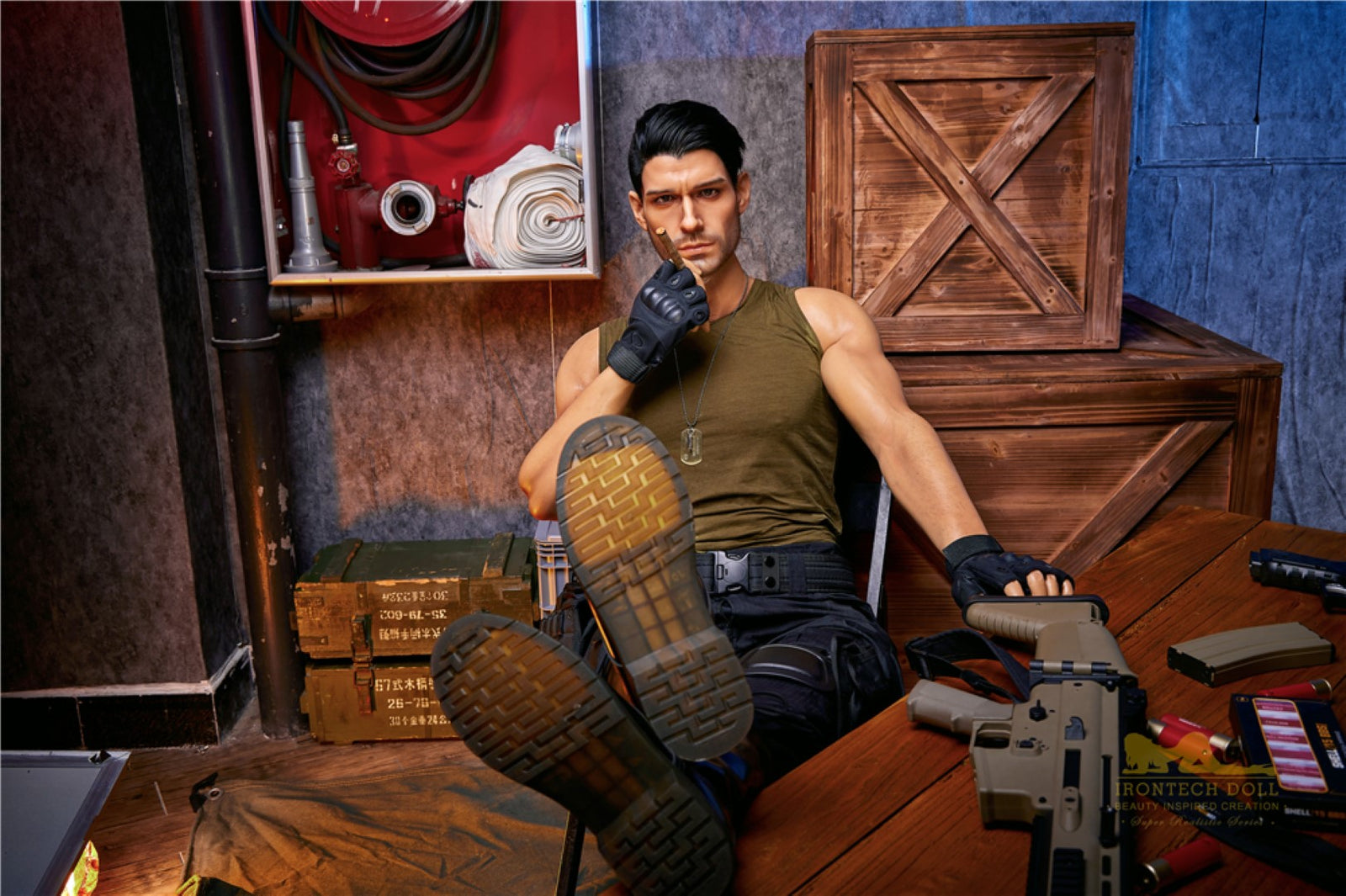 Thomas Male sexdukke (Irontech Doll 176 cm M5 silikone)