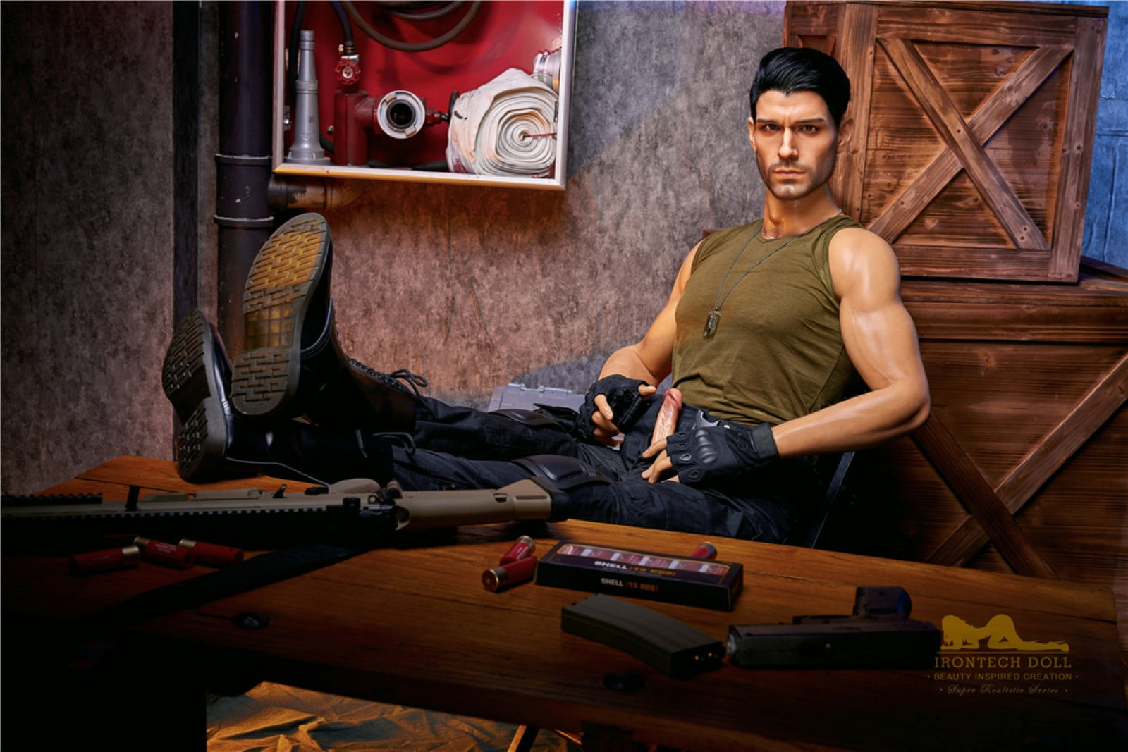 Thomas Male sexdukke (Irontech Doll 176 cm M5 silikone)